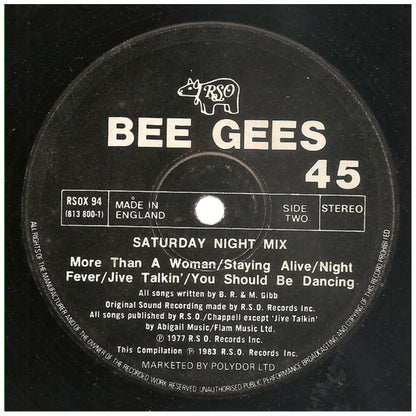 BEE GEES - THE WOMAN IN YOU/SATURDAY NIGHT MIX | 12" MAXI SINGLE VINILO USADO