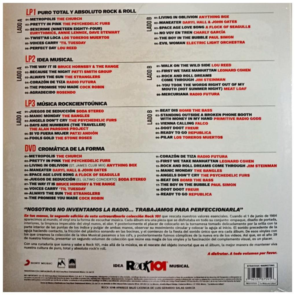 ROCK 101 - IDEA MUSICAL - VVAA (3LP+DVD) | VINILO