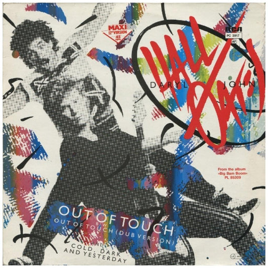 DARYL HALL & JOHN OATES - OUT OF TOUCH | 12'' MAXI SINGLE USADO