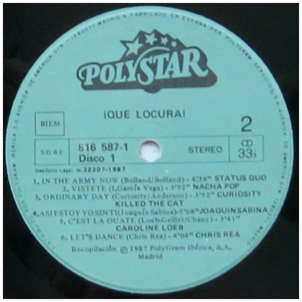¡QUÉ LOCURA! - VARIOUS ARTIST (2LP) | VINILO USADO