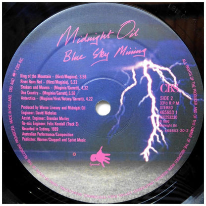 MIDNIGHT OIL - BLUE SKY MINING | VINILO USADO