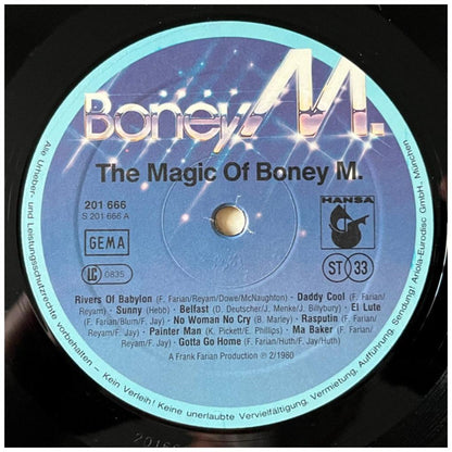 BONEY M - THE MAGIC OF: 20 GOLDEN HITS | VINILO USADO