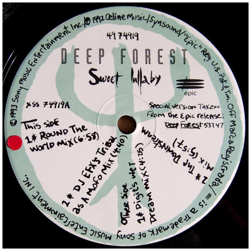 DEEP FORREST - SWEET LULLABY | 12'' MAXI SINGLE USADO