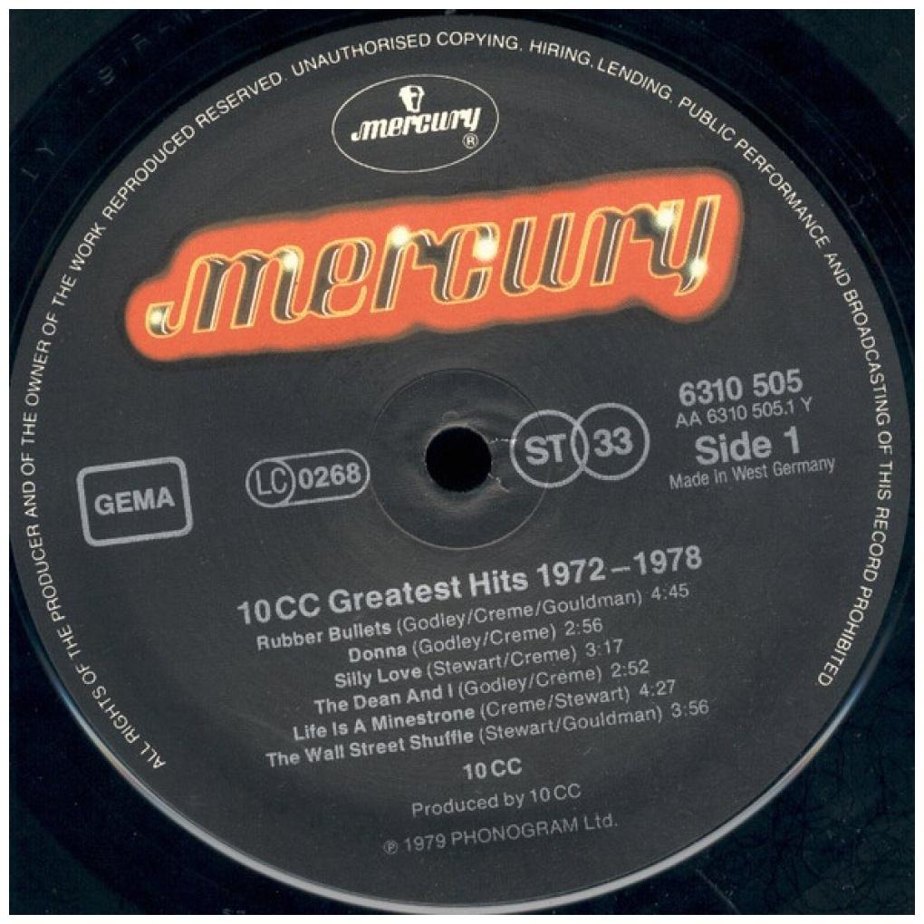 10CC - GREATEST HITS 1972-1978 | VINILO USADO