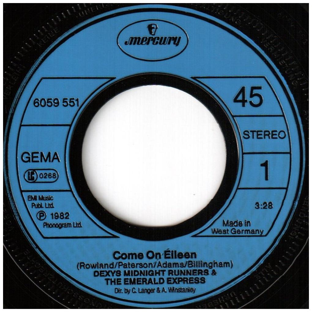 DEXYS MIDNIGHT RUNNERS - COME ON EILEEN | 7" SINGLE USADO