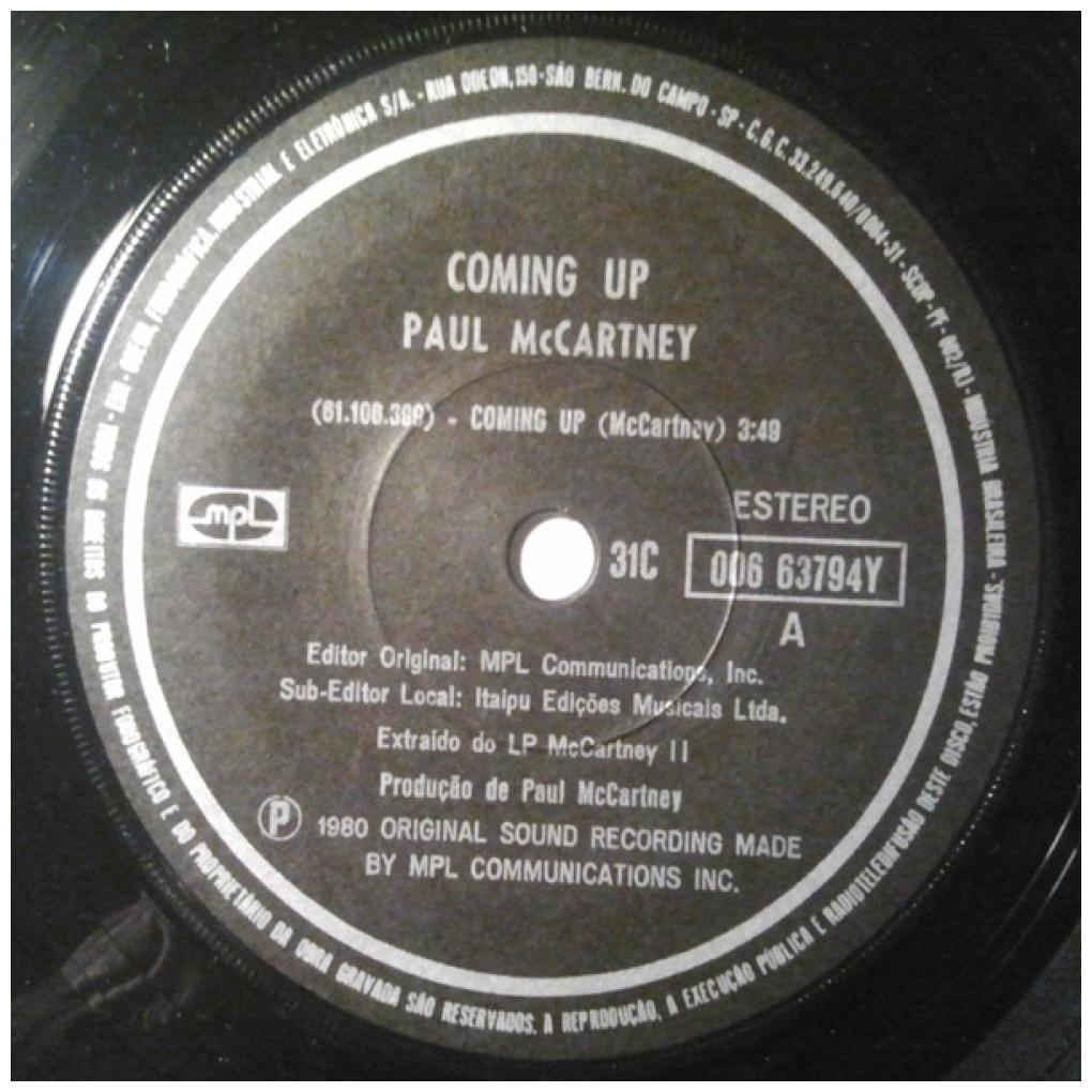PAUL McCARTNEY - COMING UP | 7" SINGLE USADO