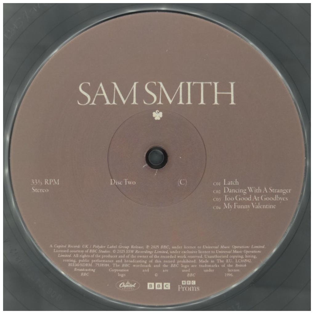 SAM SMITH - BBC PROMS AT THE ROYAL (2LP) | VINILO