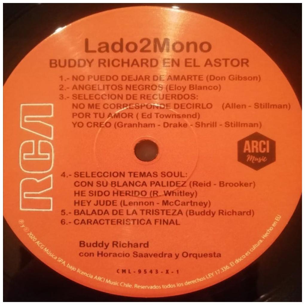 BUDDY RICHARD - EN EL ASTOR (REMASTERED ORIGINAL)
 | VINILO