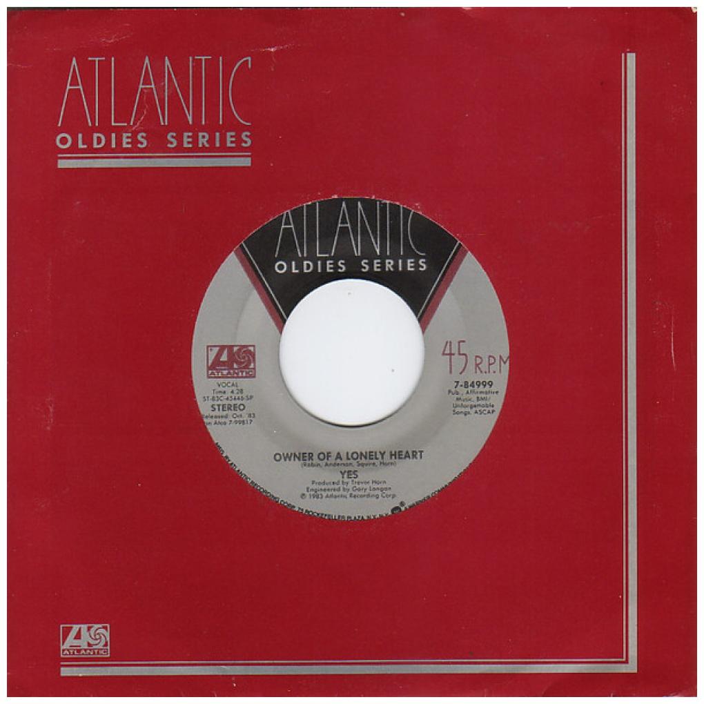 YES - OWNER OF A LONELY HEART | 7" USADO