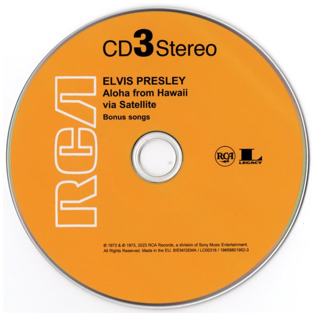 ELVIS PRESLEY  - ALOHA FROM HAWAI VIA SATELITE (3CD BOST SET) | CD
