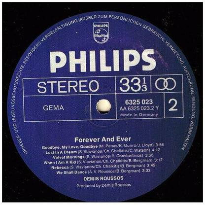 DEMIS ROUSSOS - FOREVER AND EVER | VINILO USADO
