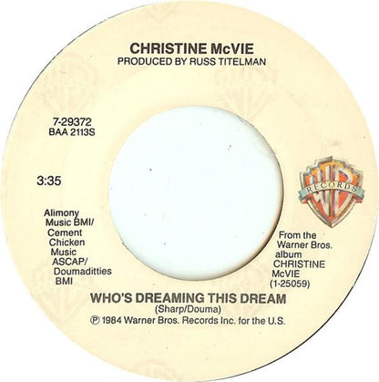 CHRISTINE MCVIE - GOT A HOLD ON ME | 7" SINGLE VINILO USADO