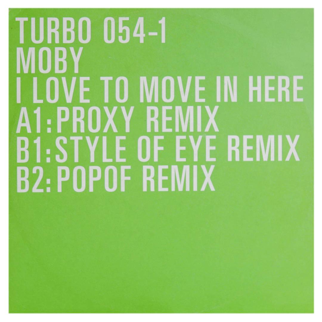 MOBY - I LOVE TO MOVE IN HERE | 12" MAXI SINGLE USADO