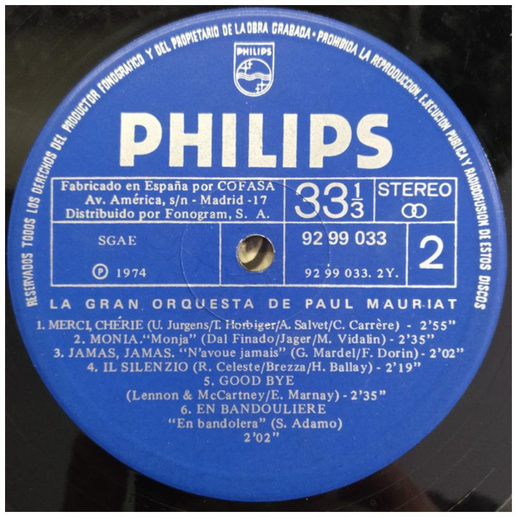 PAUL MAURIAT - LA GRAN ORQUESTA DE PAUL MAURIAT (2LP) | VINILO USADO