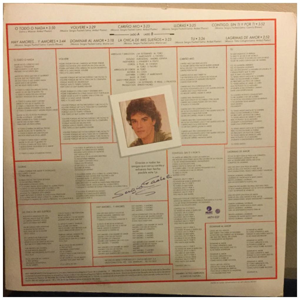 SERGIO FACHELI - HAY AMORES…Y AMORES (VINILO VDE-NUEVO/SELLADO) | VINILO