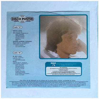 EMMANUEL - QUIERO DORMIR CANSADO/SERÁ (4 SUPER EXITOS) (PROMO COPY) | 7" SINGLE USADO