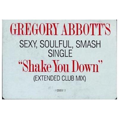 GREGORY ABBOTT - SHAKE YOU DOWN | 12" MAXI SINGLE VINILO