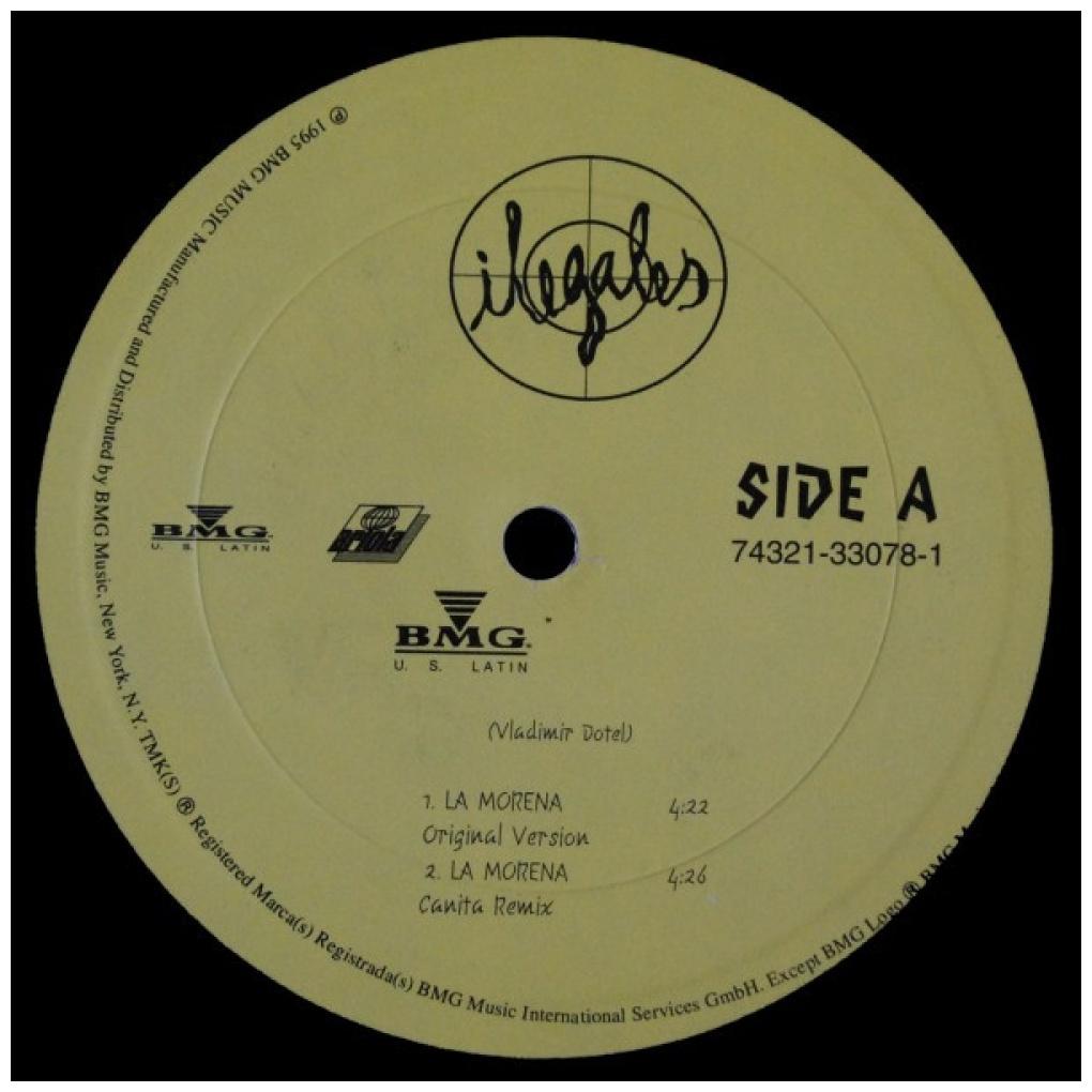 ILAEGALES - LA MORENA (PROMO COPY) | 12'' MAXI SINGLE USADO