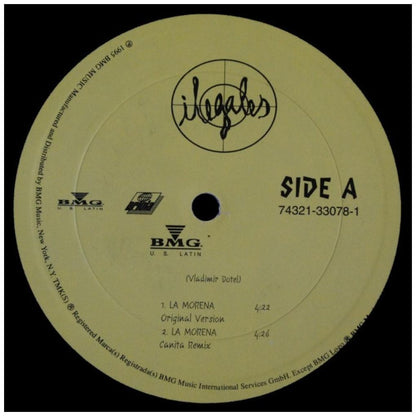 ILAEGALES - LA MORENA (PROMO COPY) | 12'' MAXI SINGLE USADO