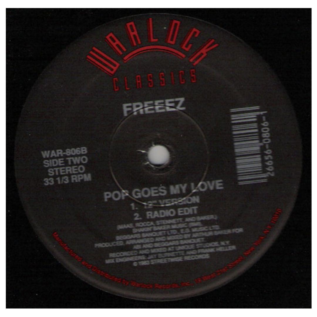 FREEEZ - POP GOES MY LOVE | 12" MAXI SINGLE VINILO