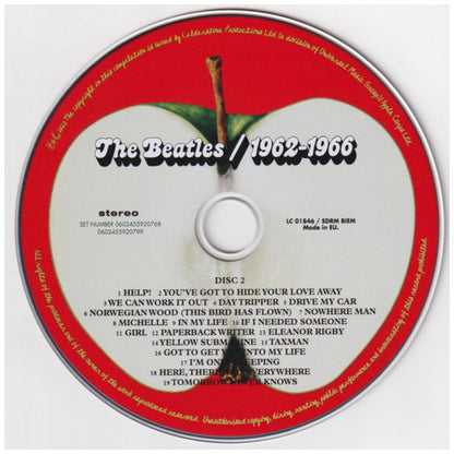 BEATLES  - 1962-1966: THE RED ALBUM (2CD) | CD