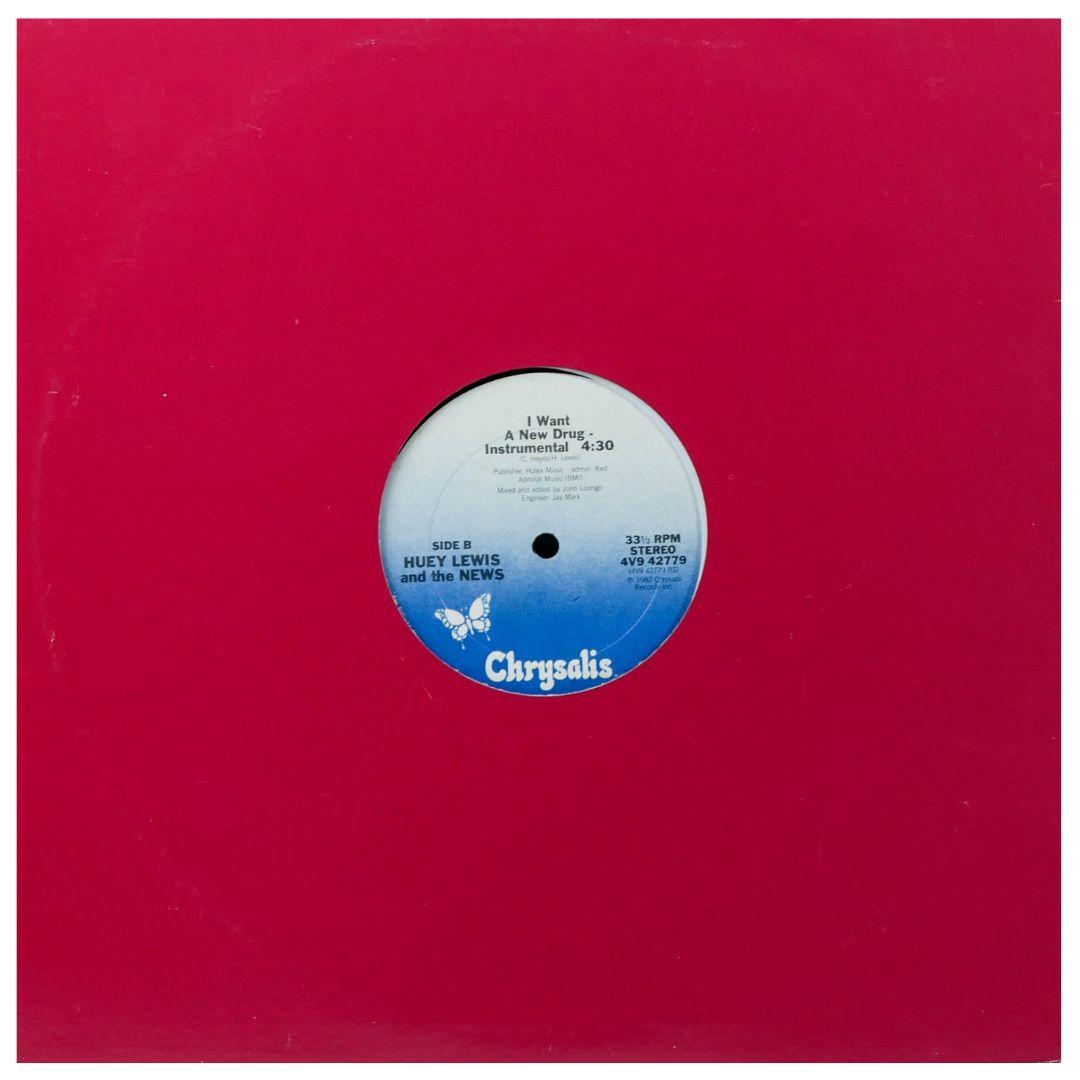 HUEY LEWIS AND THE NEWS  - I WANT A NEW DRUG | 12" MAXI SINGLE USADO