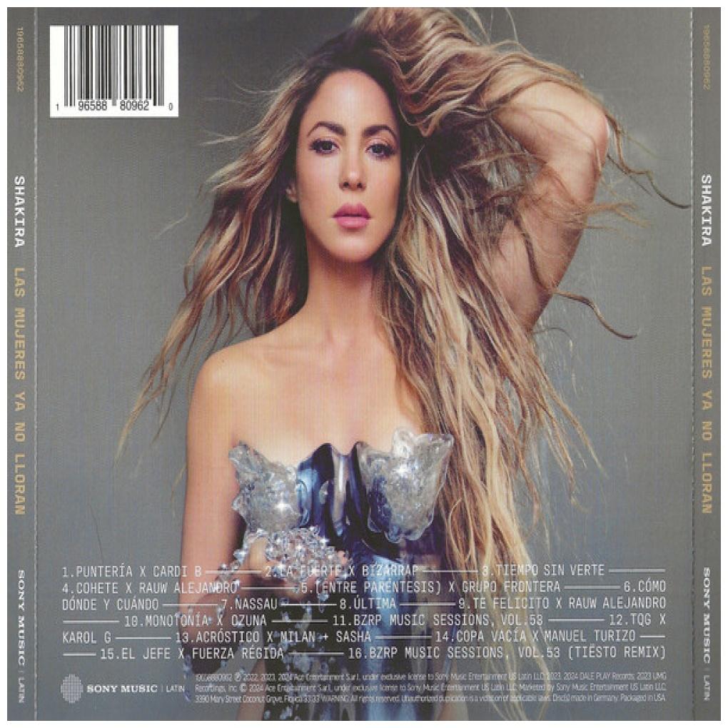 SHAKIRA - LAS MUJERES YA NO LLORAN | CD