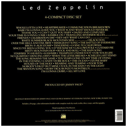 LED ZEPPELIN - REMASTERS (4CD BOX SET) | CD USADO