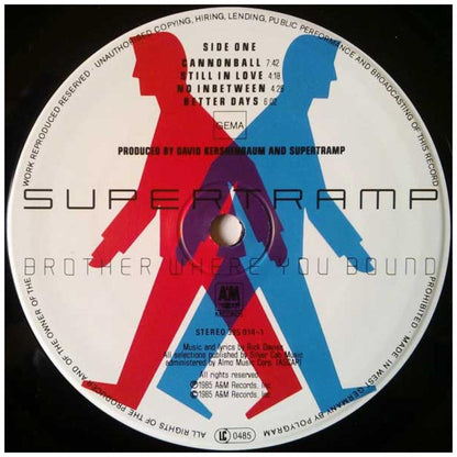 SUPERTRAMP - BROTHER WHERE YOU BOUND | VINILO USADO