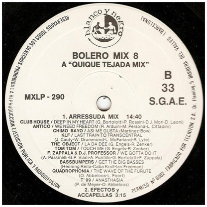 BOLERO MIX - BOLERO MIX 8 (2LP) | VINILO USADO