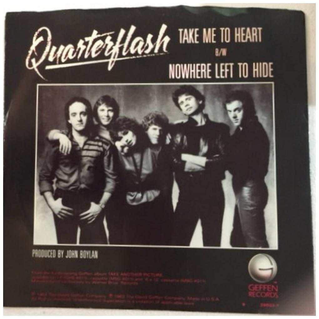 QUARTERFLASH - TAKE ME TO HEART | 7" SINGLE USADO