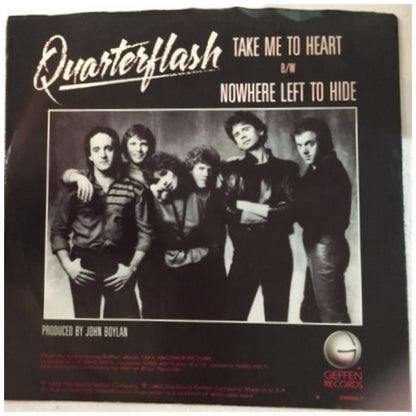 QUARTERFLASH - TAKE ME TO HEART | 7" SINGLE USADO