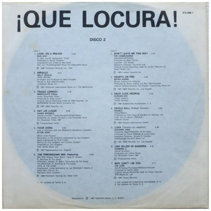 ¡QUÉ LOCURA! - VARIOUS ARTIST (2LP) | VINILO USADO