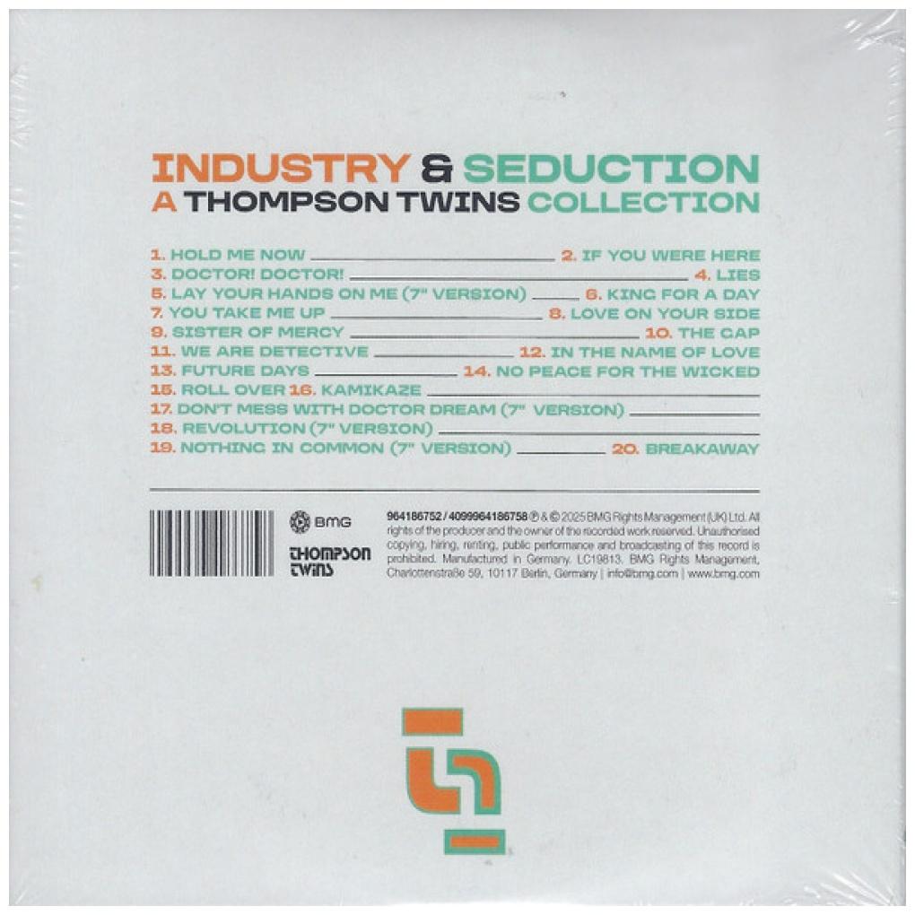THOMPSON TWINS - INDUSTRY & SEDUCTION: A THOMPSON TWINS COLLECTION | CD