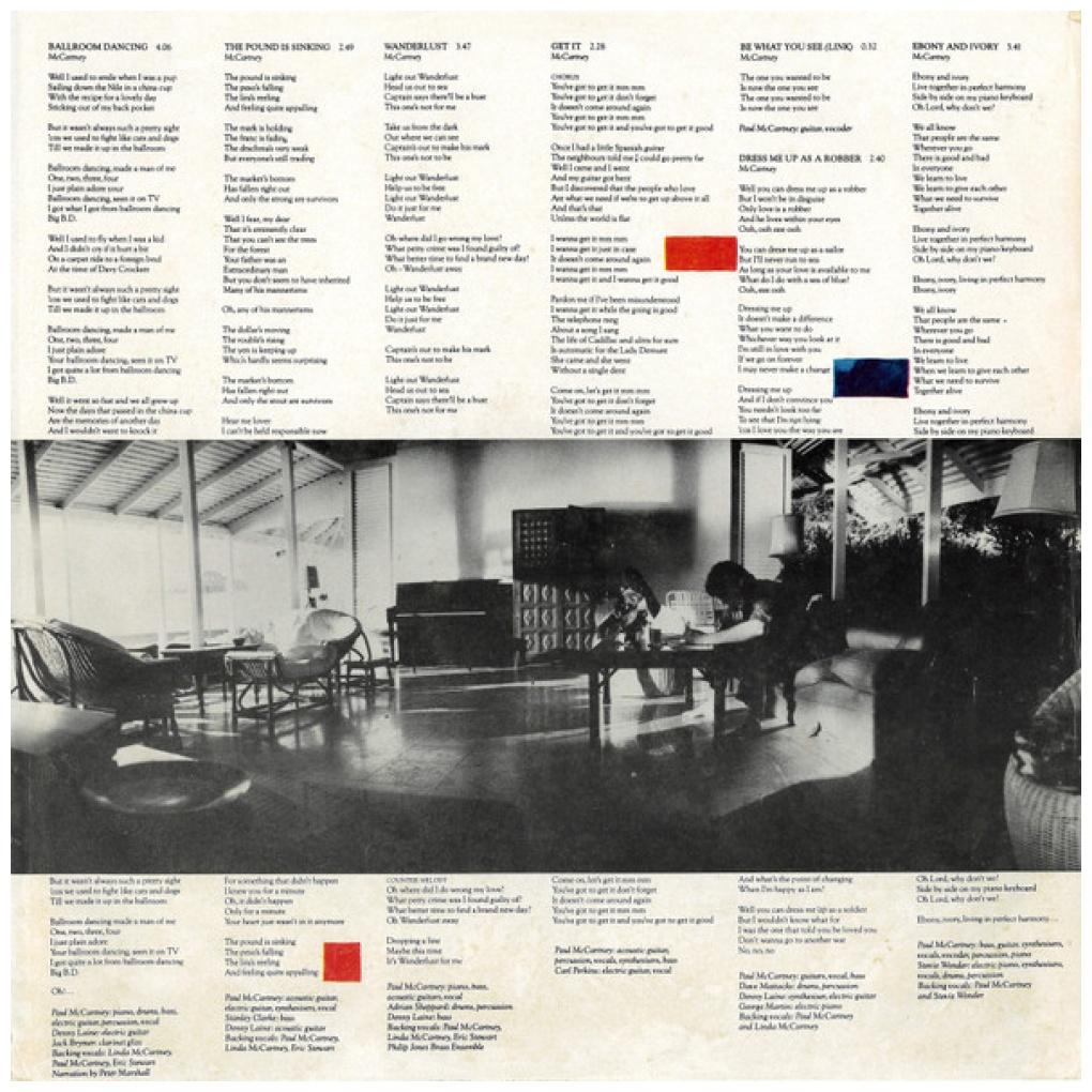 PAUL MCCARTNEY - TUG OF WAR  (MEX) | VINILO USADO