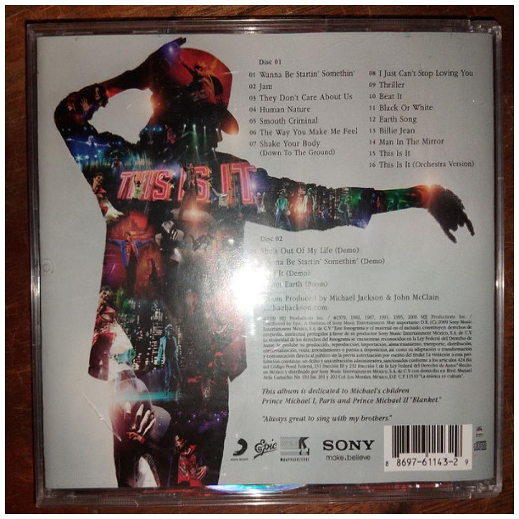 MICHAEL JACKSON - THIS IS IT (2CD) | CD