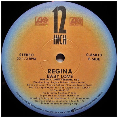 REGINA - BABY LOVE | 12'' MAXI SINGLE USADO