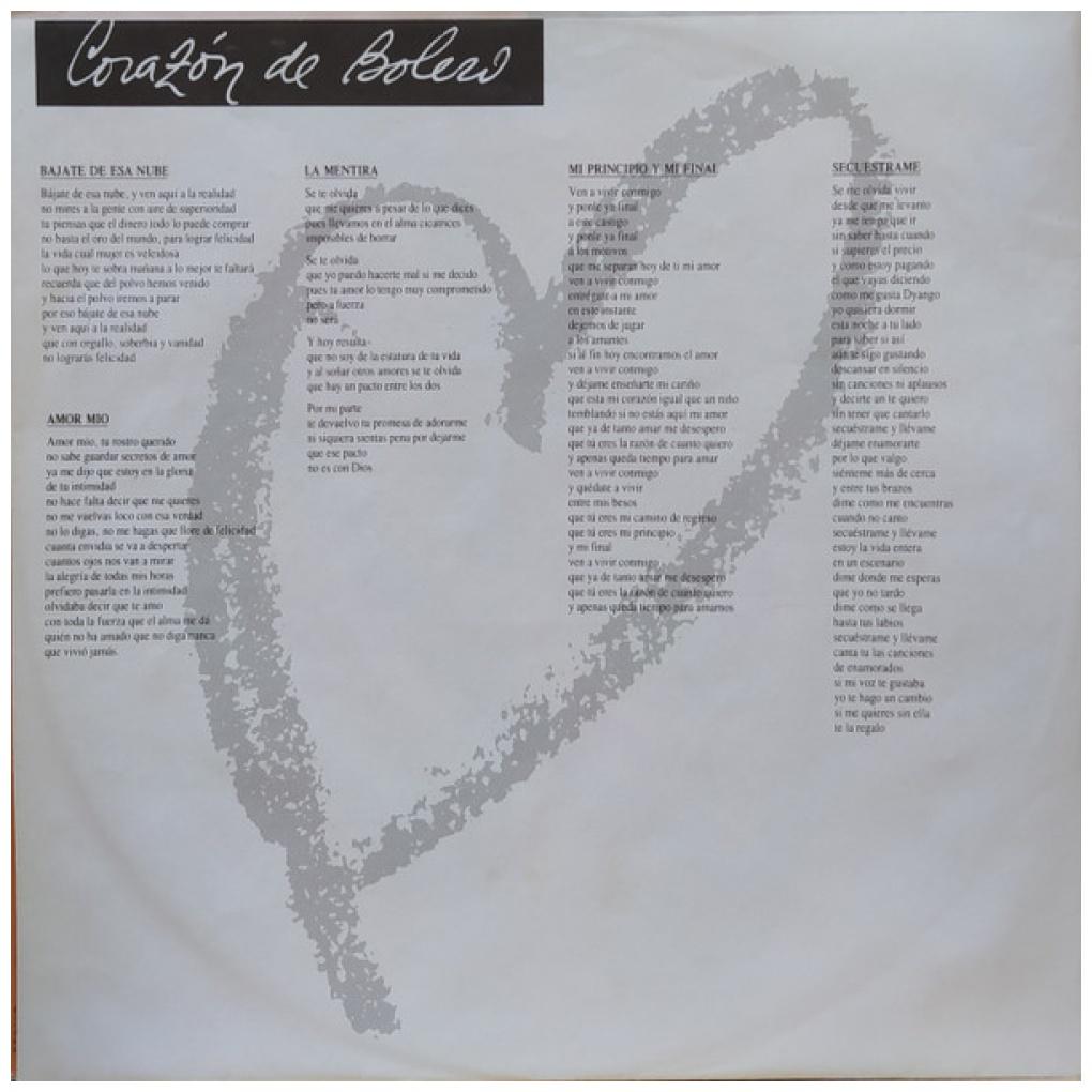 DYANGO - CORAZON DE BOLERO | VINILO USADO