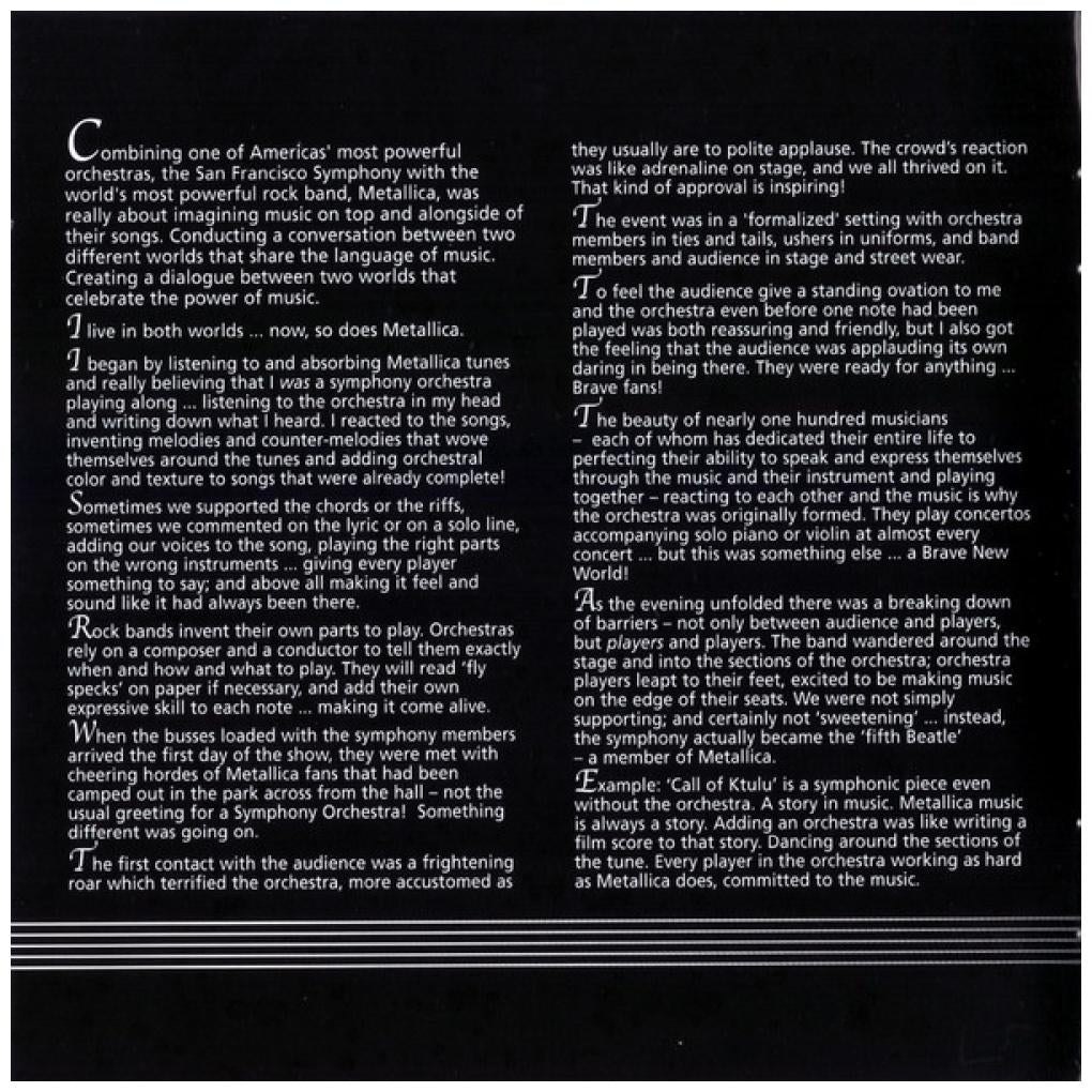 METALLICA - S&M (2CD) | CD