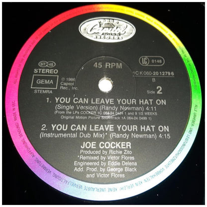 JOE COCKER - YOU CAN LEAVE YOUR HAT ON | 12" MAXI SINGLE VINILO USADO