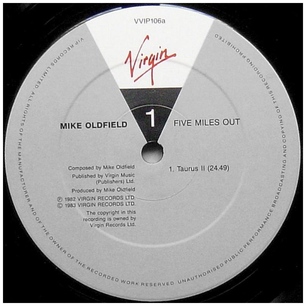MIKE OLDFIELD - FIVE MILES OUT | VINILO USADO