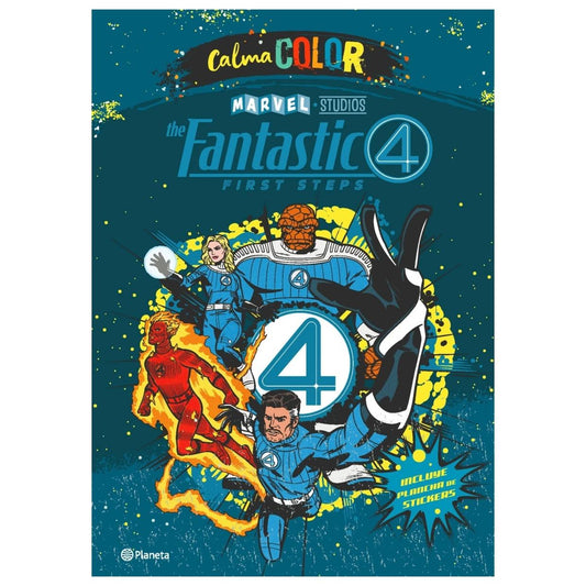 CALMA COLOR. LOS 4 FANTÁSTICOS. PRIMEROS PASOS (TAPA BLANDA) - MARVEL | LIBRO