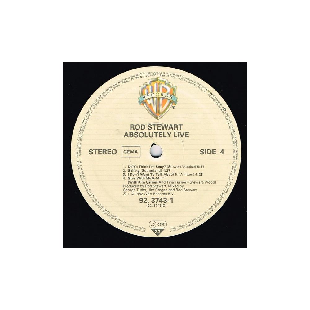ROD STEWART - ABSOLUTELY LIVE (2LP) | VINILO USADO
