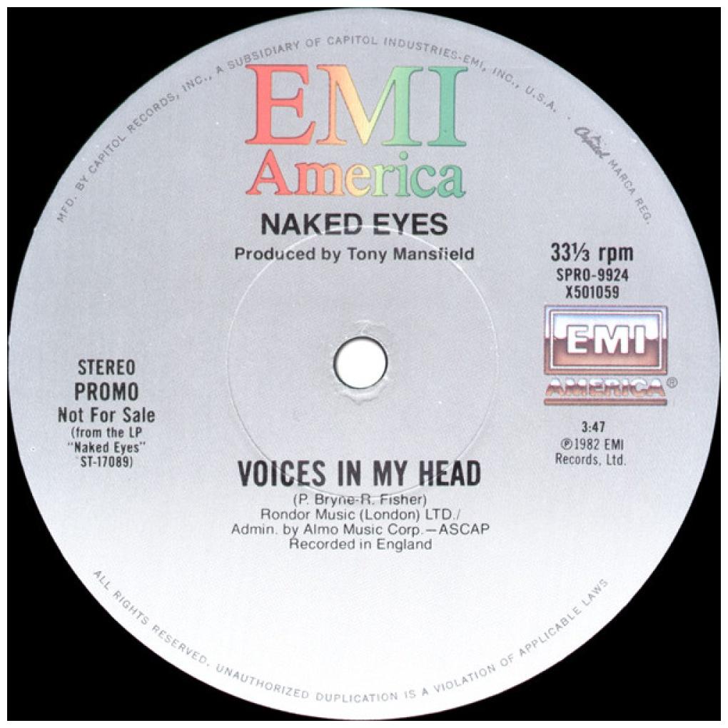 NAKED EYES - ALWAYS SOMETHING THERE TO REMIND ME (REMIXED VERSION) (PROMO COPY) | 12'' MAXI SINGLE USADO