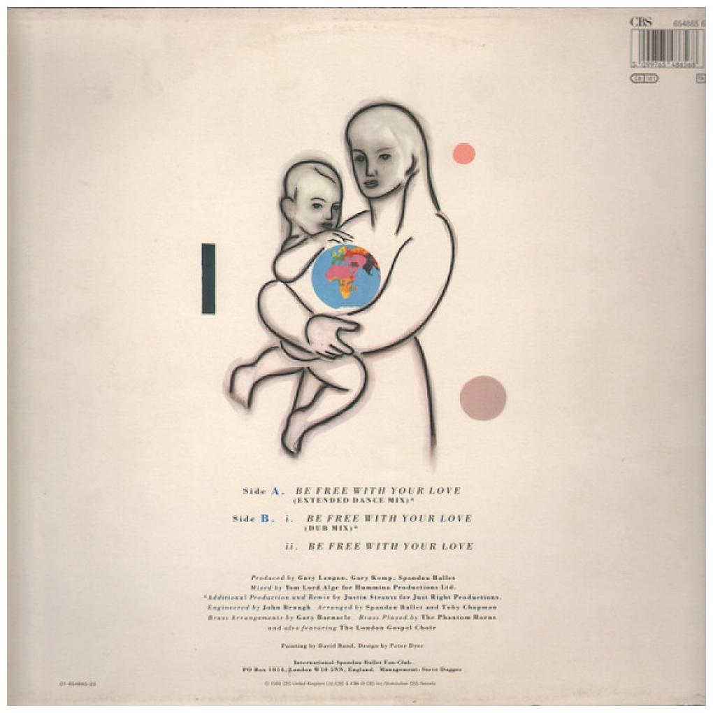 SPANDAU BALLET - BE FREE WITH YOUR LOVE | 12'' MAXI SINGLE USADO