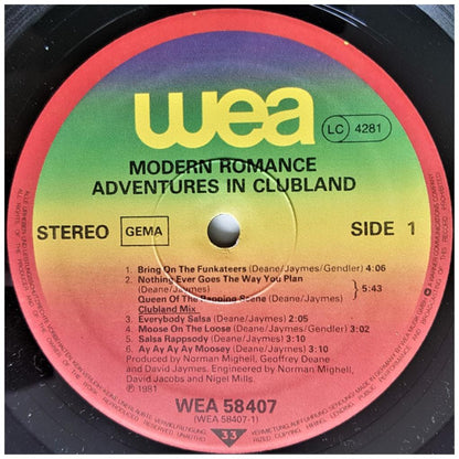 MODERN ROMANCE - ADVENTURES IN A CLUBLAND | VINILO USADO