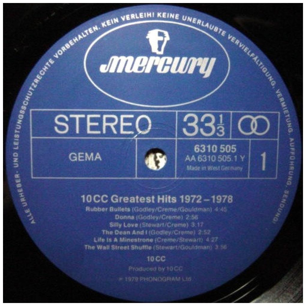 10CC - GREATEST HITS 1972-1978 | VINILO USADO