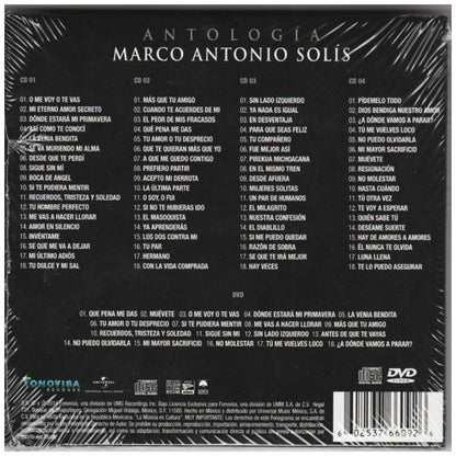 MARCO ANTONIO SOLIS - ANTOLOGIA (4CD+DVD) | CD