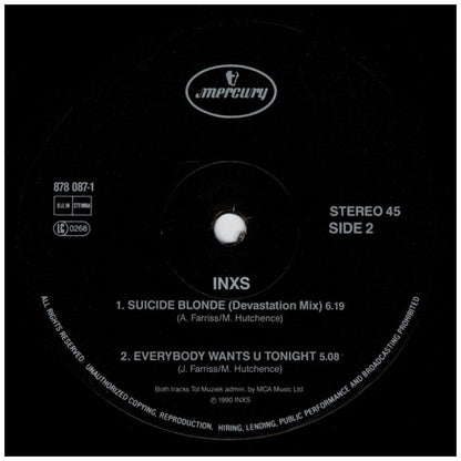 INXS - SUICIDE BLONDE | 12'' MAXI SINGLE  USADO