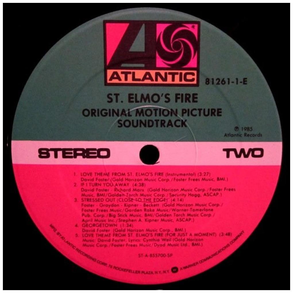 ST. ELMO'S FIRE - O.S.T. | VINILO USADO